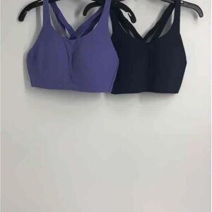 Lululemon Athletica Purple and Black Sports Bras